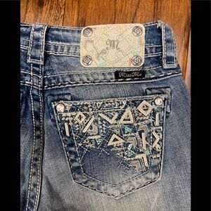 Miss me signature cropped denim‎ jeans